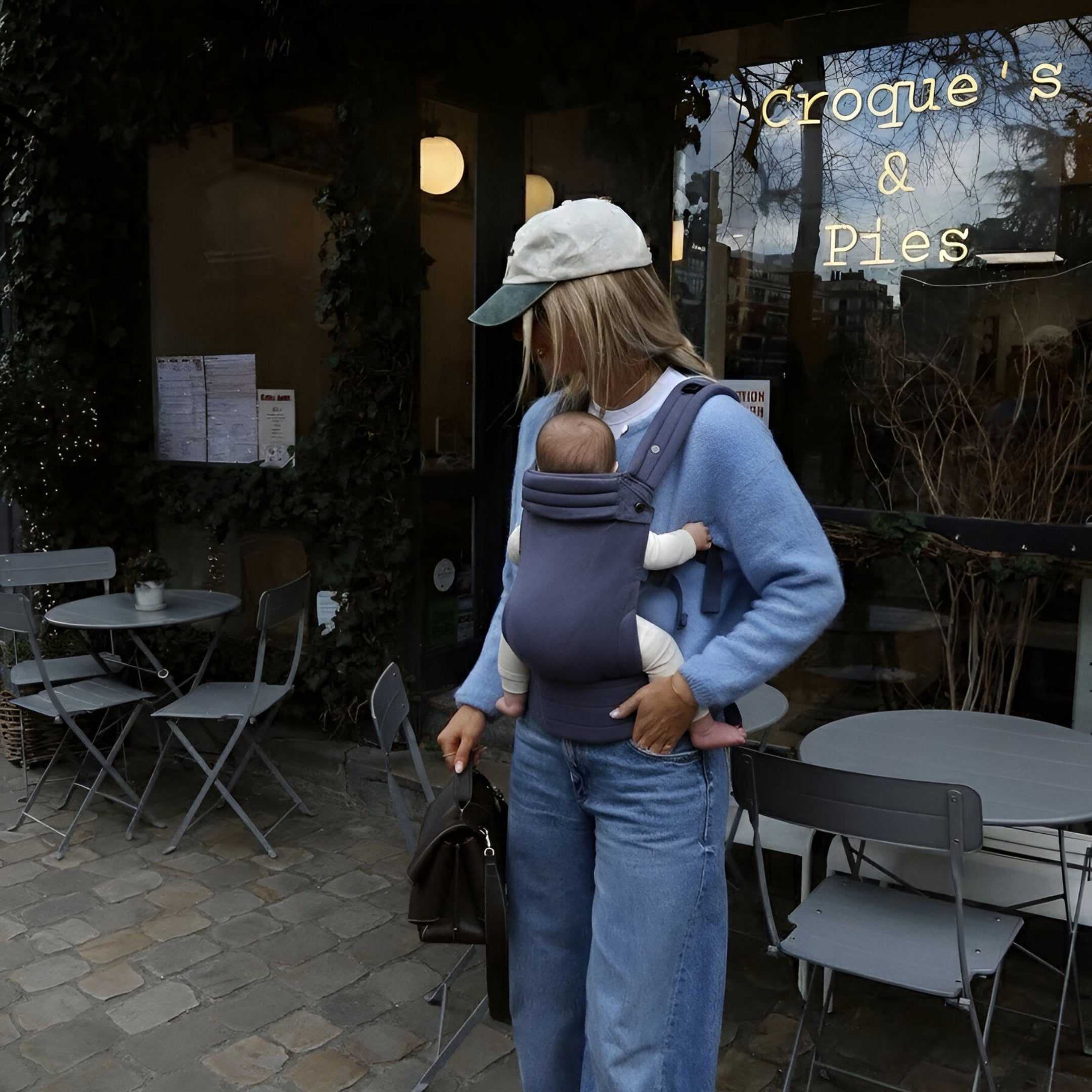 The Mayfair Ergonomic Baby Carrier - Midnight Blue