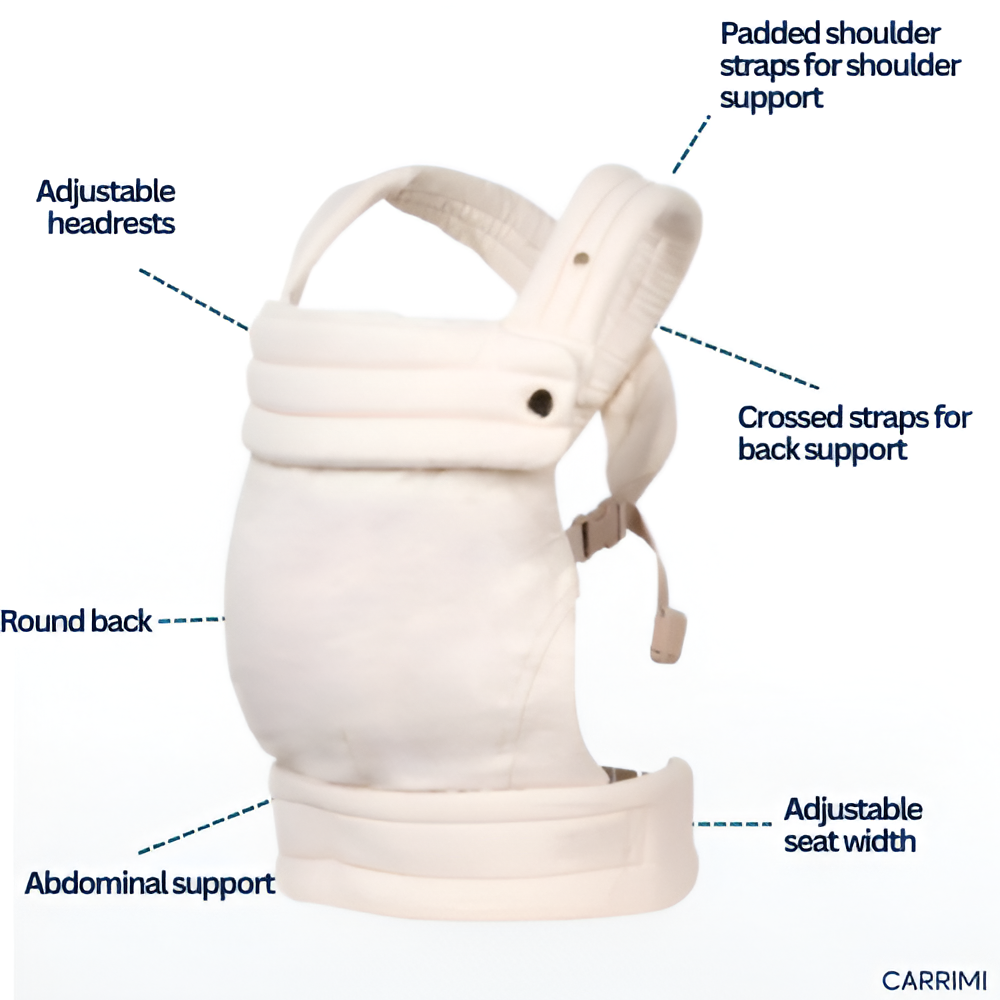 The Mayfair Ergonomic Baby Carrier - Ivory Cream