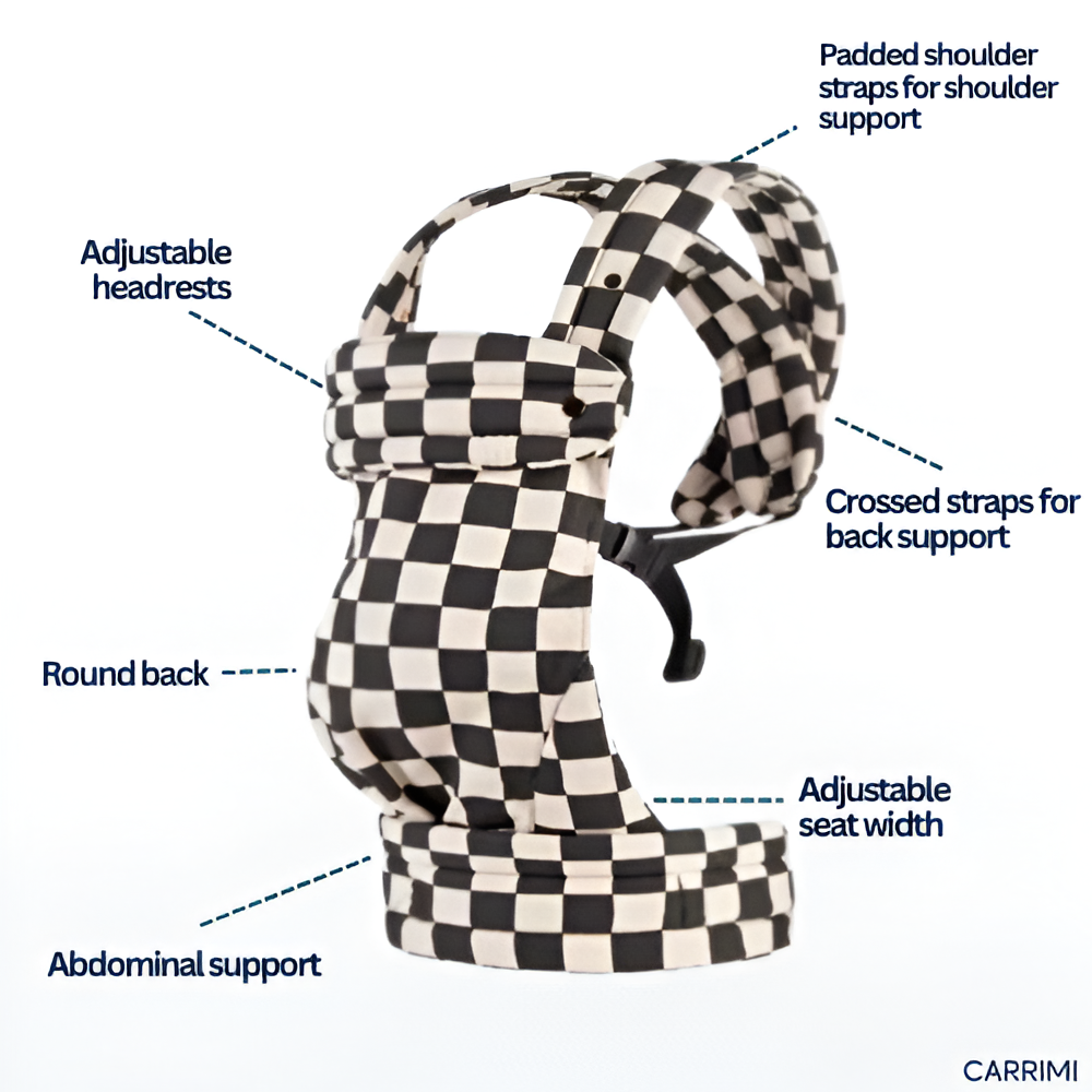 The Mayfair Ergonomic Baby Carrier - Soho Check
