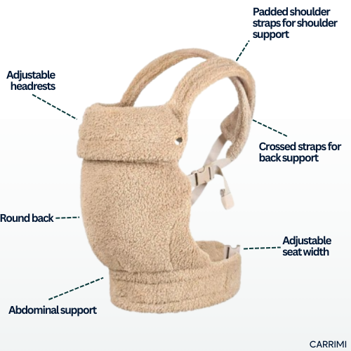 The Mayfair Ergonomic Baby Carrier - Teddy
