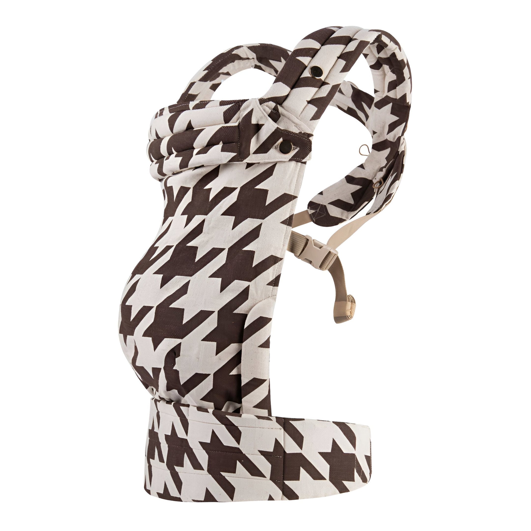 The Mayfair Carrier - Espresso Houndstooth